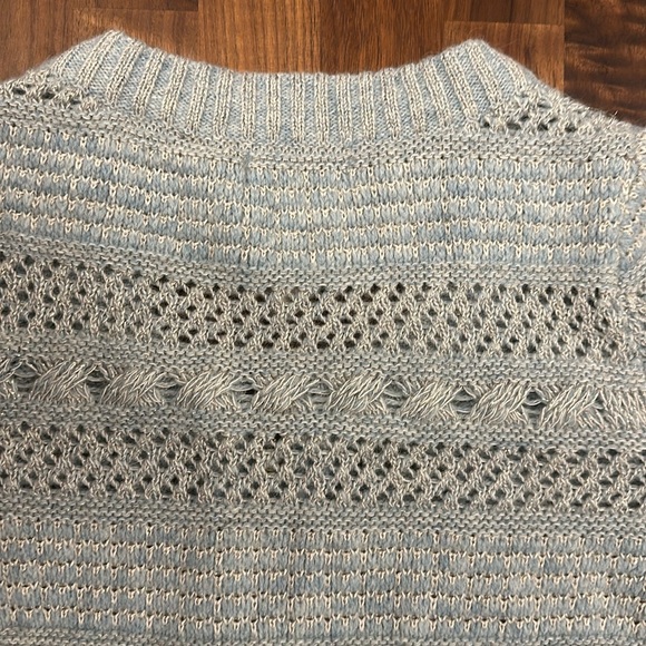 NWT / Anthropologie / Medium / Blue/Bleu Zipper Cardigan - Picture 10 of 12